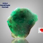 10.30ct Emerald Crystal from Swat: Natural Beauty from the Heart of Pakistan