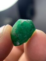 7.340ct Swat Emerald Crystal – Natural Green Beauty from Pakistan (13.86 x 10.34 x 6.63mm) - Image 2