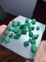 35.70ct Emerald Rough Lot from Swat: Natural Beauty in Every Piece - Image 3