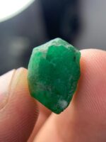7.340ct Swat Emerald Crystal – Natural Green Beauty from Pakistan (13.86 x 10.34 x 6.63mm) - Image 3