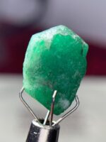 7.340ct Swat Emerald Crystal – Natural Green Beauty from Pakistan (13.86 x 10.34 x 6.63mm) - Image 4