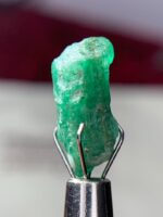 7.340ct Swat Emerald Crystal – Natural Green Beauty from Pakistan (13.86 x 10.34 x 6.63mm) - Image 6