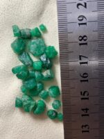 35.70ct Emerald Rough Lot from Swat: Natural Beauty in Every Piece - Image 8