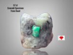 97 ct Natural Emerald Specimen from Swat — Deep Green Collector’s Crystal