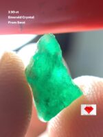 2.30 ct Swat Emerald Crystal, Pakistan Gemstone