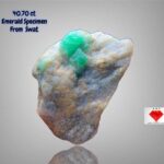 40.70 ct Emerald Specimen from Swat (28.32 × 20.27 × 12.19 mm): A Vivid Piece of Natural Art