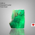 2.00ct Swat Emerald Crystal: Compact Brilliance from the Heart of the Valley