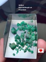 Swat’s Exceptional Gem: A 33.10 Carat Emerald Rough Lot