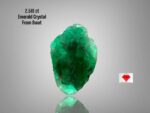 2.510 ct Natural Emerald Crystal from Swat — Raw & Authentic Green Gemstone