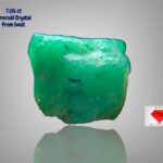 7.05ct Swat Emerald Crystal – Natural Untreated Green Gem (10.46×8.97×8.36 mm)