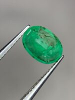 1.14ct Faceted Panjshir Emerald: Vivid Green Gemstone from Afghanistan - Image 3
