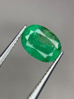 1.14ct Faceted Panjshir Emerald: Vivid Green Gemstone from Afghanistan - Image 7