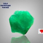 2.65ct Swat Emerald Crystal: A Compact Gem with Vivid Green