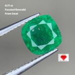 0.77ct Natural Faceted Swat Emerald – A Petite Gem Full of Natural Charm