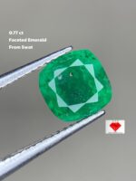 0.77ct Natural Faceted Swat Emerald – A Petite Gem Full of Natural Charm
