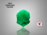 4.95ct Natural Emerald Crystal from Swat – Earth's Green Gift in Its Purest Form