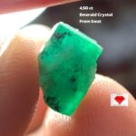 4.50 ct Swat Emerald Crystal – Natural Green Gem from Pakistan