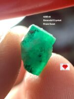 4.50 ct Swat Emerald Crystal – Natural Green Gem from Pakistan