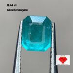 Introducing the 0.44ct Green Hauyne: A Petite Gemstone with Exceptional Beauty