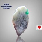 42.90ct Swat Emerald Specimen – Natural Crystal Gemstone