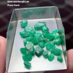 30.33ct Swat Emerald Rough Lot – Nature’s Green Masterpieces