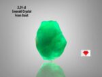 3.24ct Natural Emerald Crystal from Swat – Untouched Beauty from the Heart of the Mountains