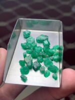 30.33ct Swat Emerald Rough Lot – Nature’s Green Masterpieces - Image 5