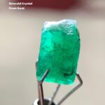 3.42 Carat Swat Emerald Crystal: Subtle Charm in a Natural Form