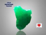 Vibrant 3.70 ct Emerald Crystal from Swat (10.13 × 8.15 × 7.56 mm) – Nature’s Stunning Creation