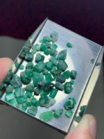 29.90ct Rough Emerald Lot – Vibrant Natural Crystals (7.85 × 7.28 × 6.11 mm) - Image 2