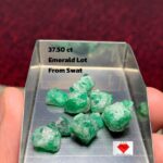 37.50ct Swat Emerald Rough Lot – Deep Green Crystal with Bold Proportions