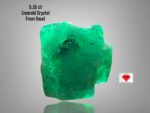 5.35ct Swat Emerald Crystal – Natural Green Gemstone from Pakistan