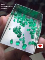 15.22 Carat Emerald Rough Lot from Swat — Nature’s Untouched Beauty