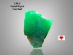 3.40ct Swat Emerald Crystal – Well-Formed Natural Gem with Deep Color