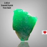 3.40ct Swat Emerald Crystal – Well-Formed Natural Gem with Deep Color