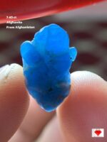 7.40 Carat Afghanite Crystal – Striking Blue Gem from Afghanistan