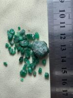 35.55ct Swat Emerald Rough Lot: Rich Green Crystals for Collectors & Lapidarists - Image 9