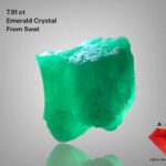 7.91 ct Natural Emerald Crystal from Swat Valley – Exceptional Depth and Compact Power