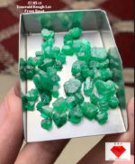 47.85 Carat Swat Emerald Rough Lot – Natural Green Gemstone Crystal