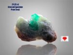 Monumental Beauty: 24.25ct Swat Emerald Specimen in Natural Form