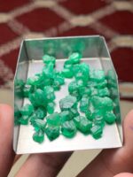 47.85 Carat Swat Emerald Rough Lot – Natural Green Gemstone Crystal - Image 11