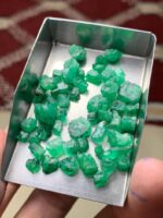 47.85 Carat Swat Emerald Rough Lot – Natural Green Gemstone Crystal - Image 6
