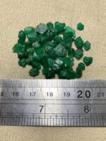 47.85 Carat Swat Emerald Rough Lot – Natural Green Gemstone Crystal - Image 7