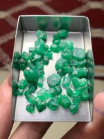 47.85 Carat Swat Emerald Rough Lot – Natural Green Gemstone Crystal - Image 9