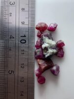 41.05 Carat Afghan Ruby Rough Lot – Natural Untreated Red Gemstones (18x12x8mm) - Image 2