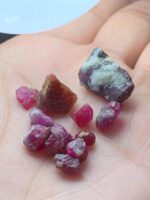 41.05 Carat Afghan Ruby Rough Lot – Natural Untreated Red Gemstones (18x12x8mm) - Image 3