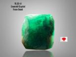 Untouched Elegance: 19.30ct Emerald Crystal from Swat Valley