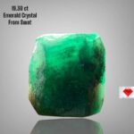 Untouched Elegance: 19.30ct Emerald Crystal from Swat Valley