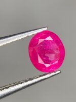 Faceted Afghan Ruby: 0.600ct Natural Gemstone (5.37 x 4.67 x 2.87 mm) - Image 6