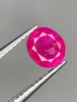 Faceted Afghan Ruby: 0.600ct Natural Gemstone (5.37 x 4.67 x 2.87 mm) - Image 7